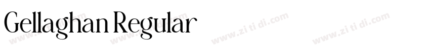 Gellaghan Regular字体转换